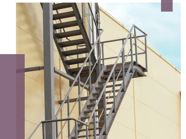 Пожарные лестницы в Южноуральске от 13123 руб. — монтаж и продажа | ПРОЛЁТ-Жрк