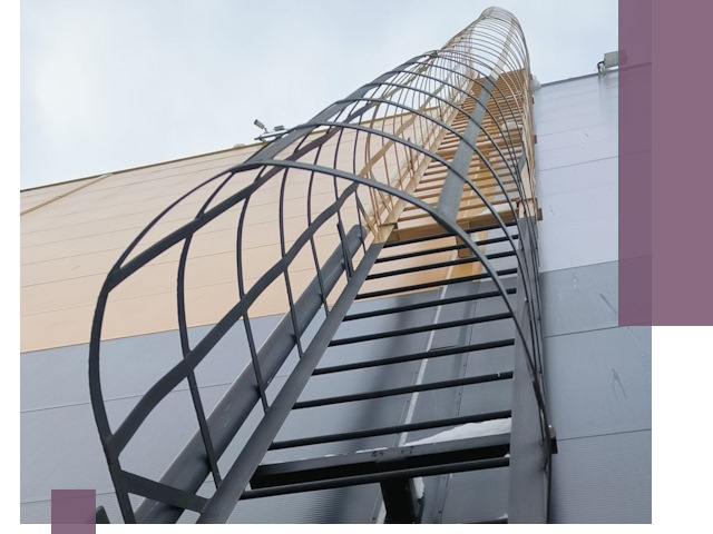 Изготовление и монтаж пожарных лестниц в Южноуральске профессионально