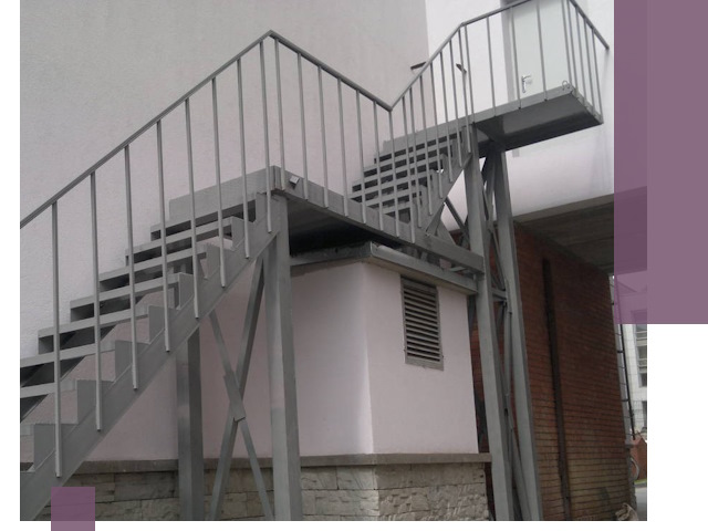 Монтаж пожарных лестниц под ключ в Южноуральске с гарантией качества