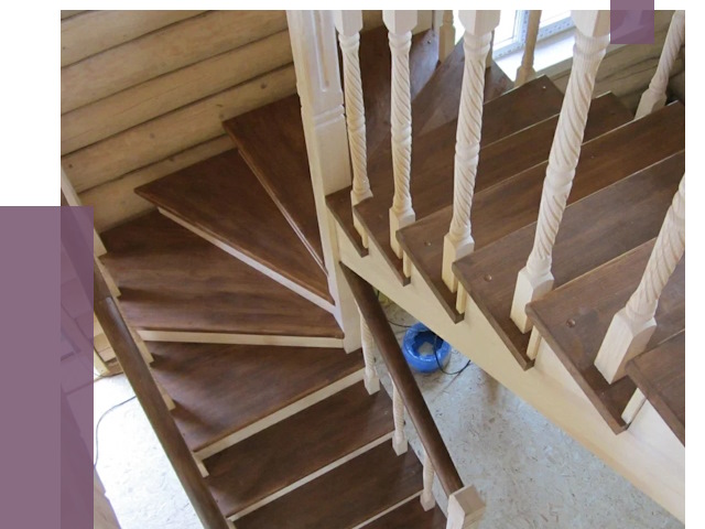 Реставрация деревянных лестниц в Южноуральске от 4593 руб.