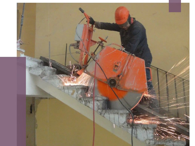 Демонтаж бетонных лестниц в Южноуральске от 4921 руб. за м2 | ПРОЛЁТ-Жрк