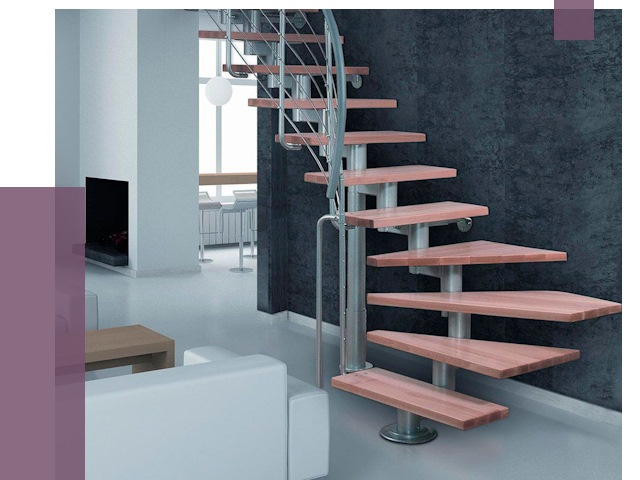 Модульные лестницы в Южноуральске от 18044 руб. — купить в ПРОЛЁТ-Жрк