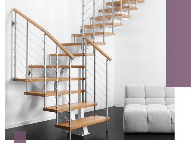 Модульные лестницы под ключ в Южноуральске — монтаж и изготовление