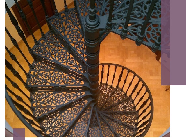 Винтовые лестницы под ключ в Южноуральске: производство и монтаж