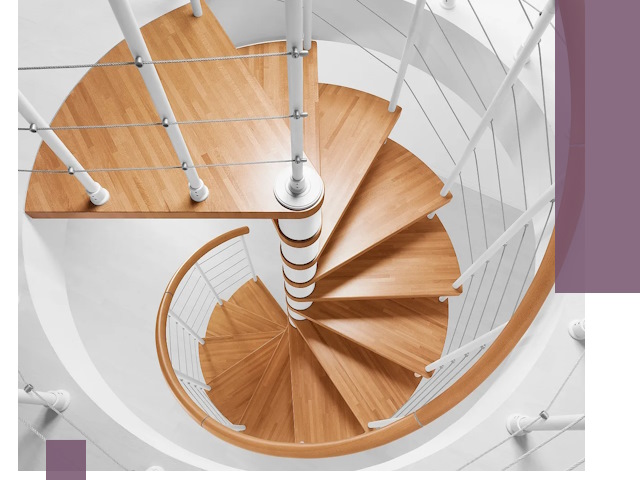 Изготовление винтовых лестниц под ключ в Южноуральске