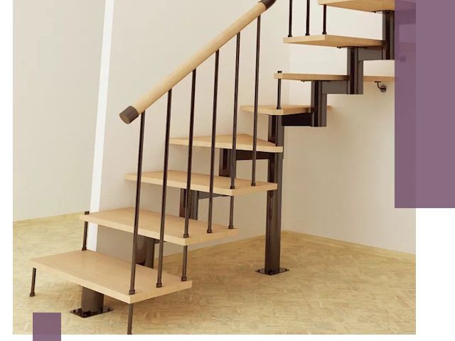 Монтаж лестниц на больцах в Южноуральске — быстро и надежно