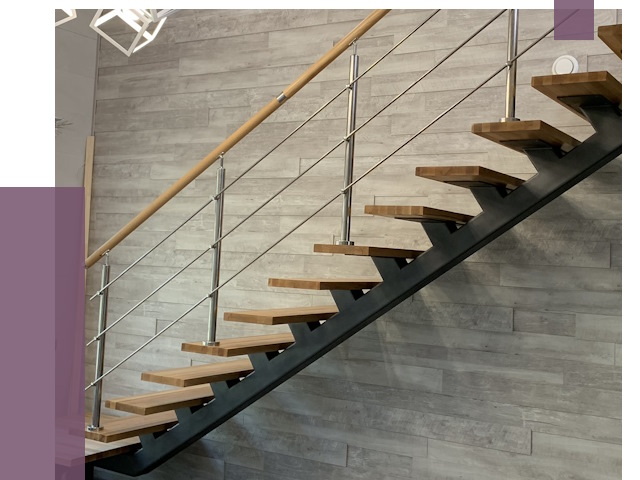 Изготовление лестниц на монокосоуре в Южноуральске от 81473 руб. 