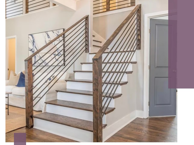 Лестницы для коттеджа под ключ в Южноуральске — изготовление и монтаж