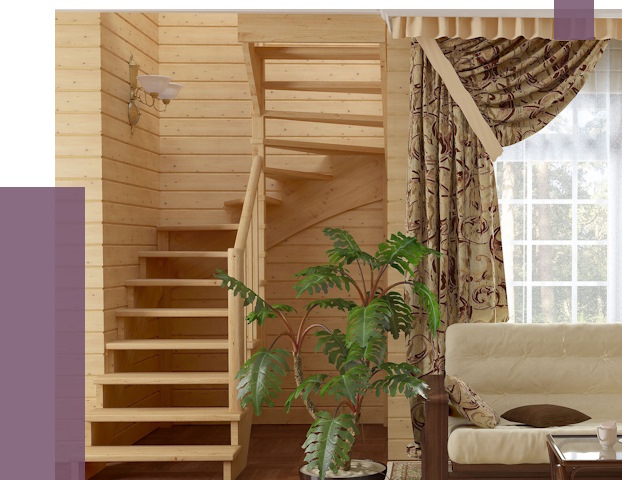 Лестницы для дачи в Южноуральске от 81200 руб.  | ПРОЛЁТ-Жрк