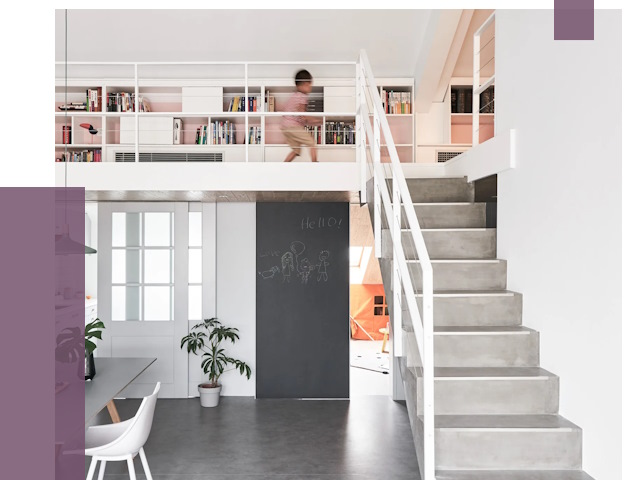 Лестницы для двухуровневой квартиры в Южноуральске от 188646 руб. | ПРОЛЁТ-Жрк