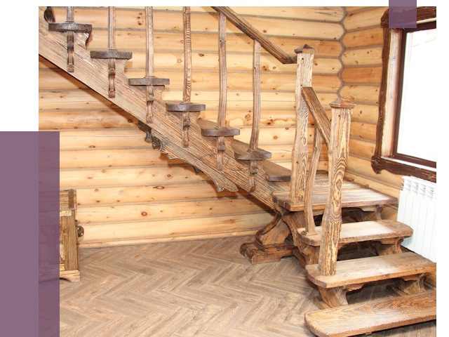 Лестницы в баню в Южноуральске от 20450 руб. — изготовление | ПРОЛЁТ-Жрк