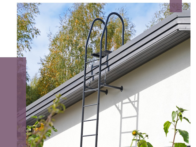 Лестницы на крышу в Южноуральске от 20450 руб. — монтаж и монтаж ПРОЛЁТ-Жрк