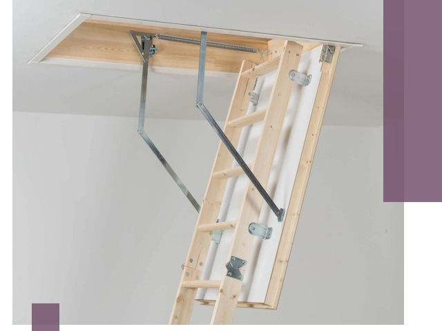 Установка чердачной лестницы под ключ в Южноуральске