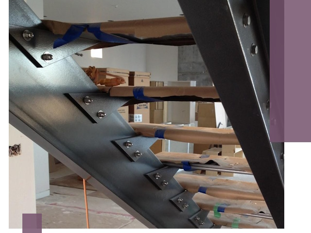 Усиление лестничных конструкций и усиление опор в Южноуральске