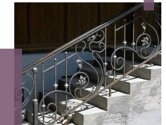 Кованые перила в Южноуральске от 9296 руб. под ключ — качество от ПРОЛЁТ-Жрк