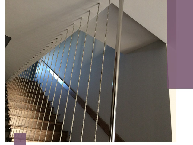 Тросовые перила под ключ в Южноуральске — производство и монтаж