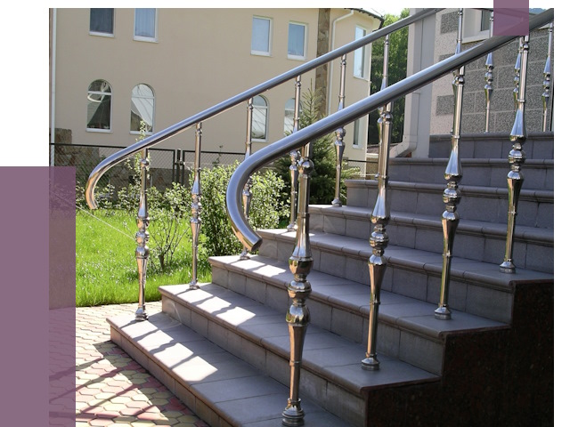 Перила для крыльца в Южноуральске от 11483 руб. — монтаж ПРОЛЁТ-Жрк