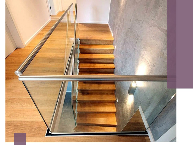 Перила для лестницы в доме — изготовление и монтаж в Южноуральске