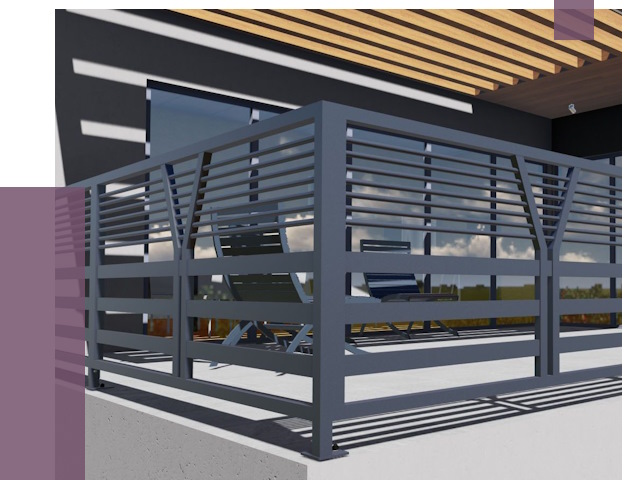 Изготовление балконных ограждений в Южноуральске от 11483 руб. | ПРОЛЁТ-Жрк