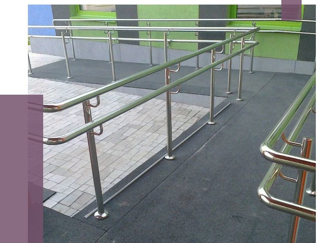 Ограждения пандусов в Южноуральске от 4648 руб. монтаж | ПРОЛЁТ-Жрк