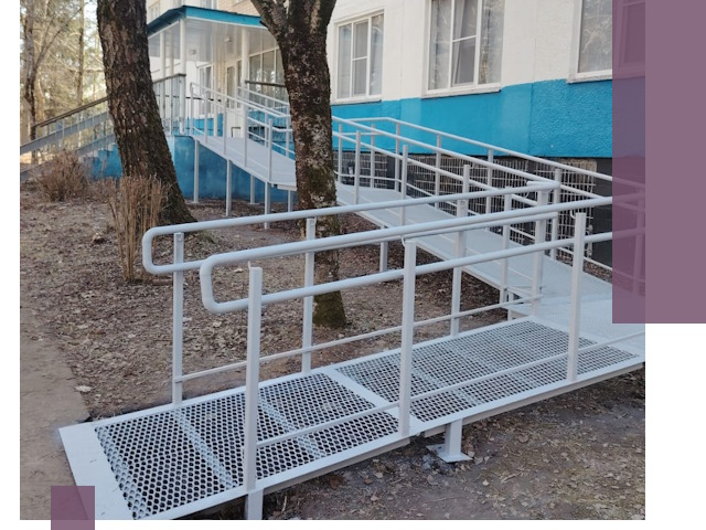 Пандусы под ключ в Южноуральске: изготовление, монтаж и демонтаж