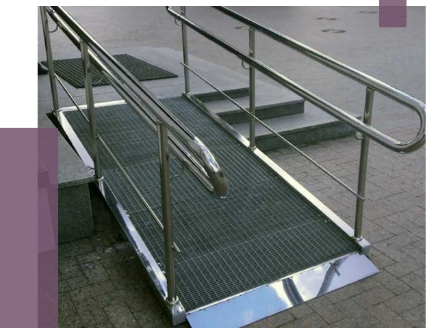 Монтаж пандусов для инвалидов в Южноуральске от 9208 руб. под ключ | ПРОЛЁТ-Жрк