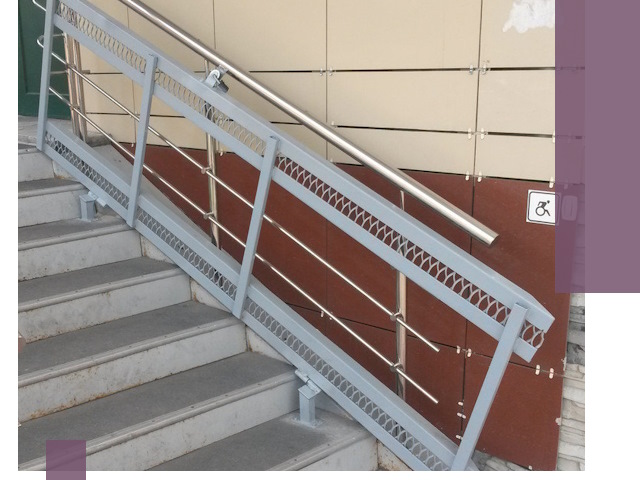 Изготовление откидных пандусов под ключ в Южноуральске