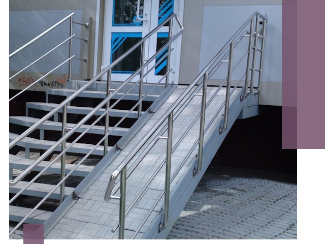 Пандус на крыльцо под ключ в Южноуральске: монтаж и изготовление