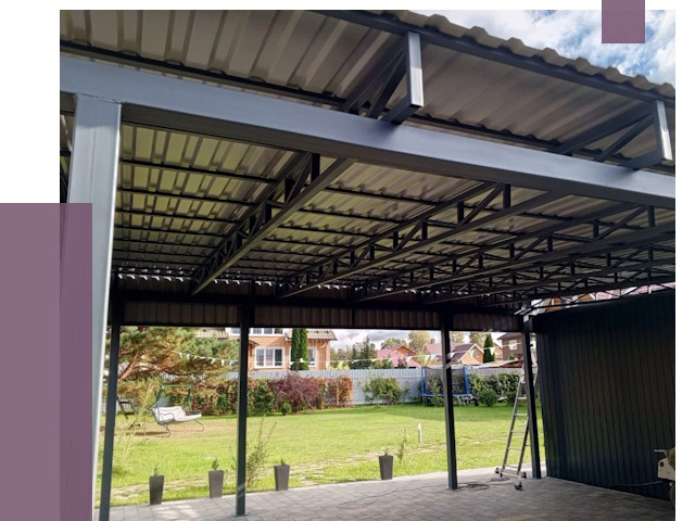 Монтаж навесов в Южноуральске от 7874 руб. — установка навеса | ПРОЛЁТ-Жрк