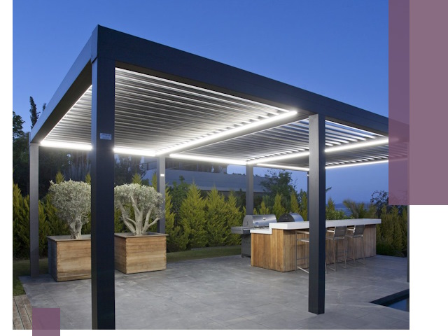 Навесы отдельно стоящие под ключ в Южноуральске из металла и поликарбоната