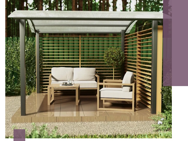 Навесы для дачи в Южноуральске: изготовление, монтаж и демонтаж