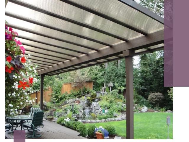 Навесы из поликарбоната под ключ в Южноуральске быстро и надёжно