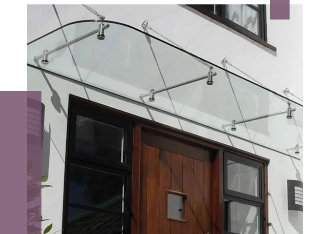 Стеклянные козырьки в Южноуральске от 20232 руб. | ПРОЛЁТ-Жрк