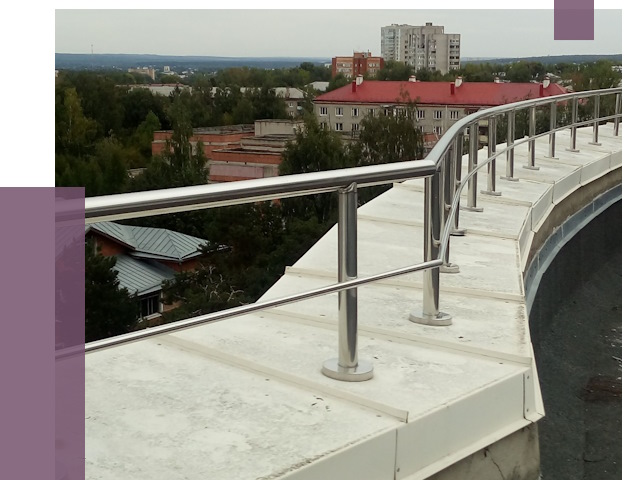 Парапеты и ограждения кровли в Южноуральске от 5304 руб.