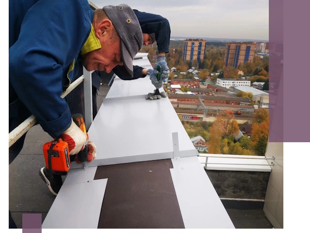 Монтаж парапетов в Южноуральске — установка прочных металлических ограждений