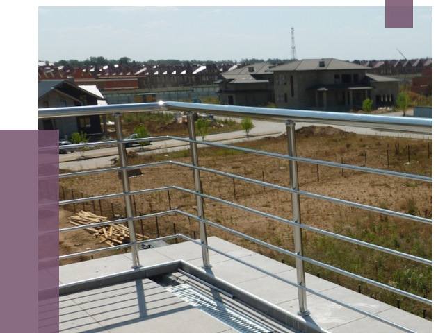 Парапеты из нержавеющей стали в Южноуральске от 8530 руб. за м² | ПРОЛЁТ-Жрк