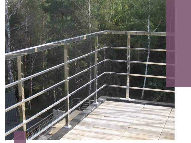 Парапеты из нержавеющей стали в Южноуральске — изготовление и монтаж