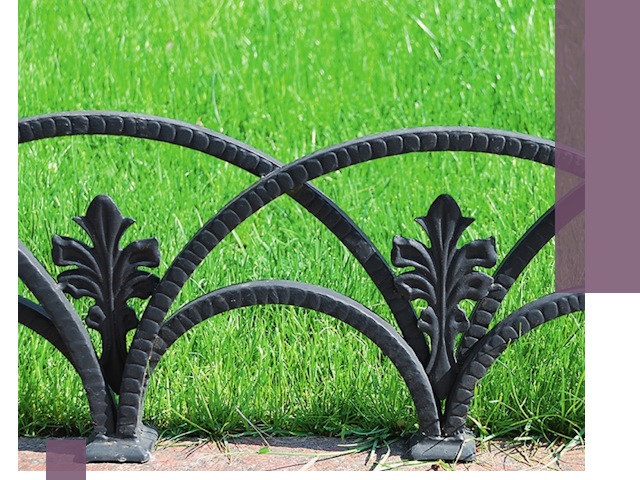 Декоративные металлические бордюры под ключ в Южноуральске