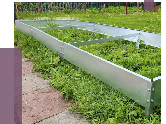 Металлические бордюры для грядок в Южноуральске от 1914 руб. 