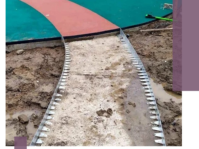 Металлические бордюры для дорожек в Южноуральске — монтаж и изготовление