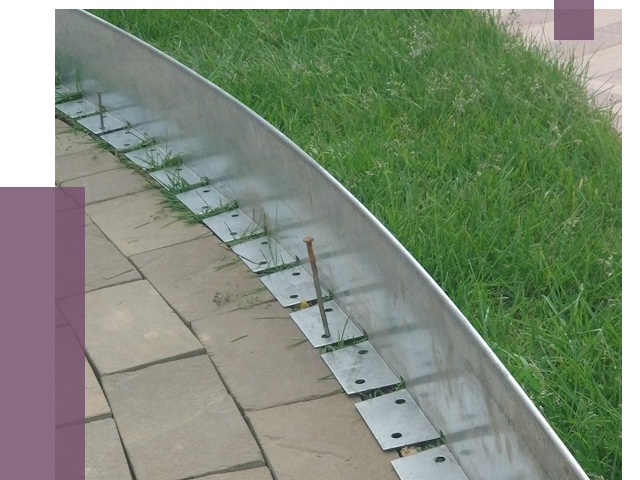 Металлические бордюры для тротуаров в Южноуральске от 9296 руб.