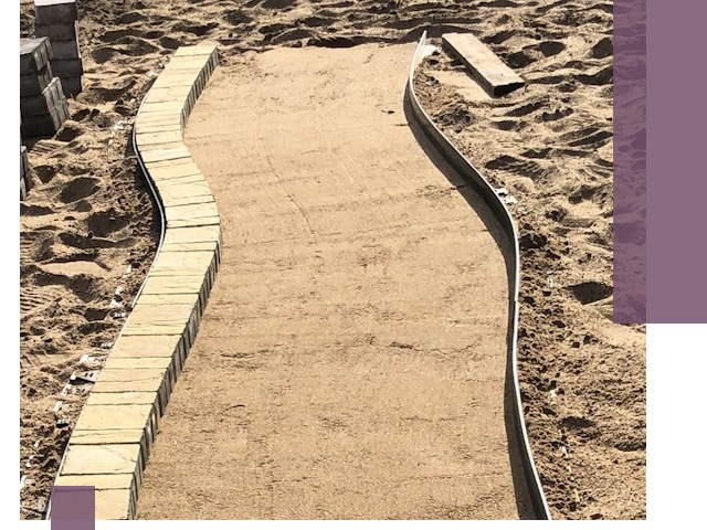 Металлические бордюры для тротуаров в Южноуральске — прочные и долговечные