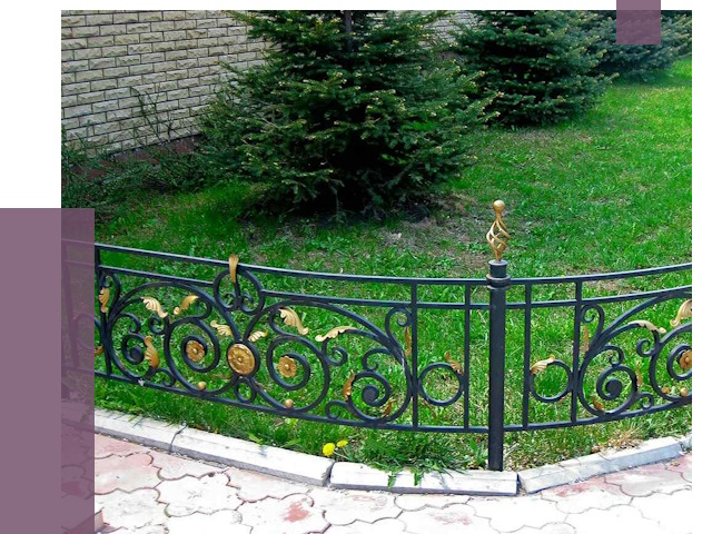 Кованые газонные ограждения в Южноуральске от 8147 руб. — ПРОЛЁТ-Жрк