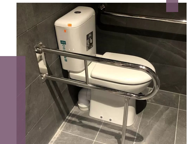 Поручни для санузлов в Южноуральске от 4593 руб.  | ПРОЛЁТ-Жрк