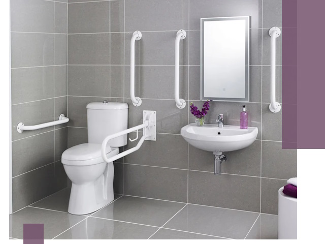 Поручни для санузлов в Южноуральске: установка, ремонт и монтаж