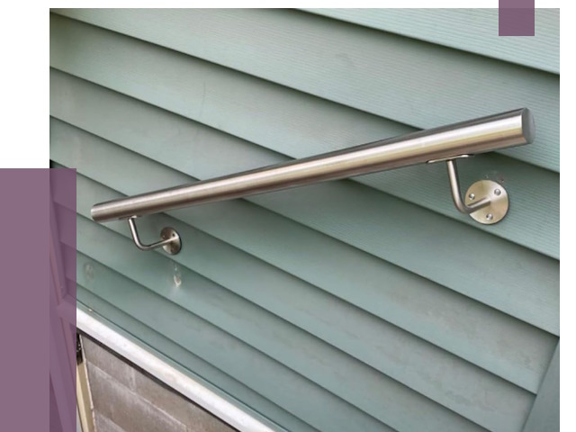 Поручни из нержавеющей стали в Южноуральске от 8202 руб.  | ПРОЛЁТ-Жрк